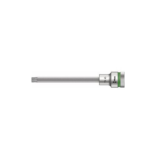 Wera TORX Zyklop mit Haltefunktion lang Steckschlüsseleinsatz Größe: 40,0 mm Länge: 140,0 mm