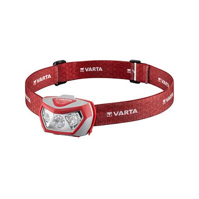 Varta Outdoor Sports H20 Pro Stirnlampe - 200 lm, 52h Laufzeit, Rot Varta Outdoor Sports H20 Pro Stirnlampe - 200 lm, 52h Laufzeit, Rot