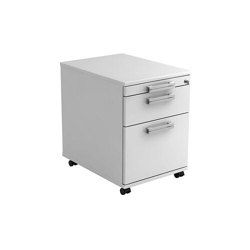 HAMMERBACHER AC20 NU Rollcontainer weiß 3 Auszüge 42,8 x 58,0 x 59,0 cm