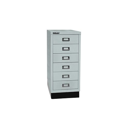 BISLEY MultiDrawer™ L296S Schubladenschrank lichtgrau 6 Schubladen 27,8 x 38,0 x 67,0 cm, 1 St.