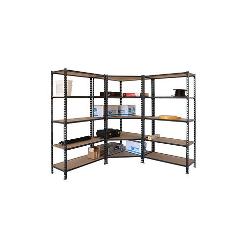 Simonrack Schwerlast-Weitspannregal MADERCLICK 8425437135378 anthrazit 180,0 x 30,0 x 180,0 cm