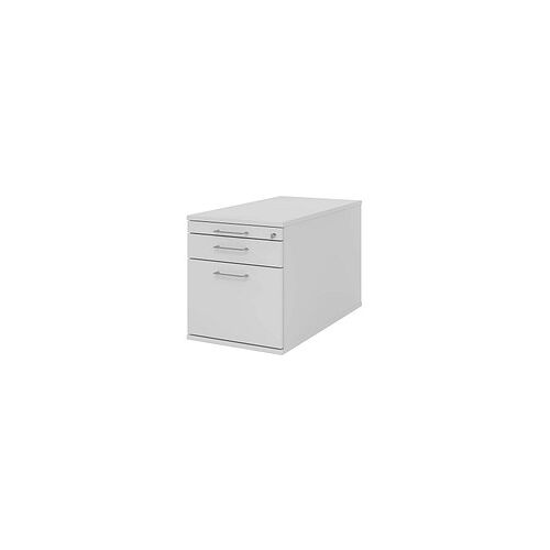 HAMMERBACHER TC20 Rollcontainer lichtgrau 3 Auszüge 42,8 x 80,0 x 51,2 cm