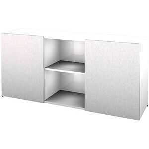 hjh OFFICE PRO KAPA 1780 Weiß/Silber Sideboard - Stauraum hjh OFFICE PRO KAPA 1780 Weiß/Silber Sideboard - Stauraum