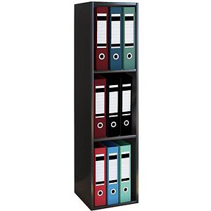 VCM my office Aktenregal Offas schwarz 34,0 x 29,0 x 107,0 cm, 1 St. VCM my office Aktenregal Offas schwarz 34,0 x 29,0 x 107,0 cm, 1 St.