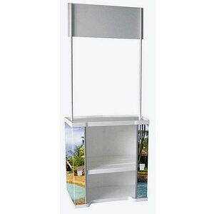 update displays Messetheke gerade, weiß 90,0 x 51,0 x 91,0 - 220,0 cm update displays Messetheke gerade, weiß 90,0 x 51,0 x 91,0 - 220,0 cm