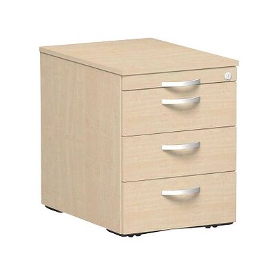 geramöbel Flex Rollcontainer Ahorn 4 Auszüge - Büro Möbel geramöbel Flex Rollcontainer Ahorn 4 Auszüge - Büro Möbel
