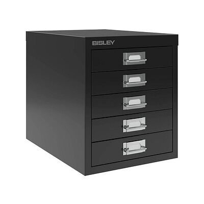 Bisley MultiDrawer Büromöbel - 5 Schubladen A4 - Schwarz Bisley MultiDrawer Büromöbel - 5 Schubladen A4 - Schwarz