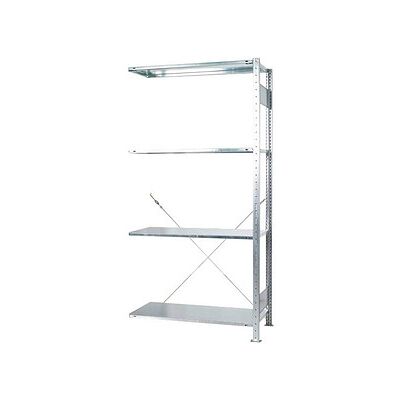 SCHULTE Anbauregal MULTIplus 150 Green 12765-4-CO2 silber 100,0 x 60,0 x 200,0 cm SCHULTE Anbauregal MULTIplus 150 Green 12765-4-CO2 silber 100,0 x 60,0 x 200,0 cm