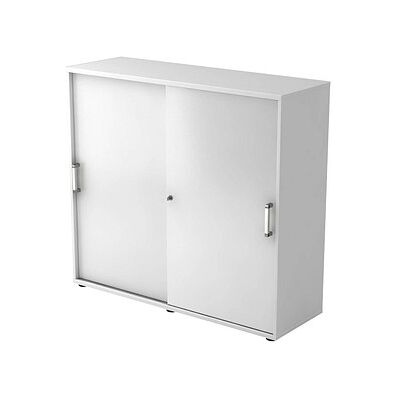 hjh OFFICE PRO BETA 1753S - Weiß 3 Fach-Schrankschrank mit Schiebetüren hjh OFFICE PRO BETA 1753S - Weiß 3 Fach-Schrankschrank mit Schiebetüren