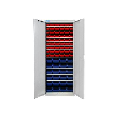 ADB Stahlschrank 40826 lichtgrau 71x30x195cm - Aufbewahrungsschrank ADB Stahlschrank 40826 lichtgrau 71x30x195cm - Aufbewahrungsschrank