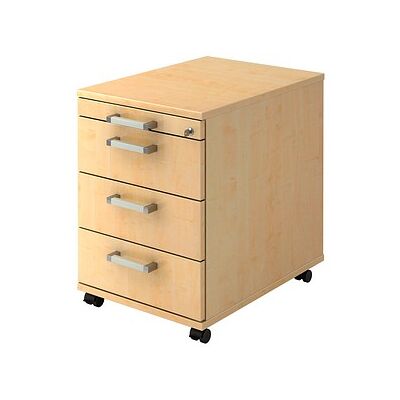 hjh OFFICE PRO SIGNA AC30 - Stahl Holz 3 Schubladen Rollcontainer hjh OFFICE PRO SIGNA AC30 - Stahl Holz 3 Schubladen Rollcontainer