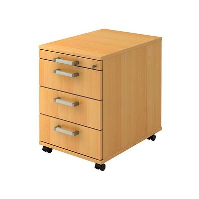 hjh OFFICE PRO SIGNA AC30 - Holz Rollcontainer mit 3 Schubladen hjh OFFICE PRO SIGNA AC30 - Holz Rollcontainer mit 3 Schubladen