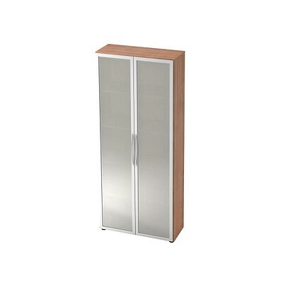 HAMMERBACHER Nussbaum Vitrine 4 Fachböden HAMMERBACHER Nussbaum Vitrine 4 Fachböden