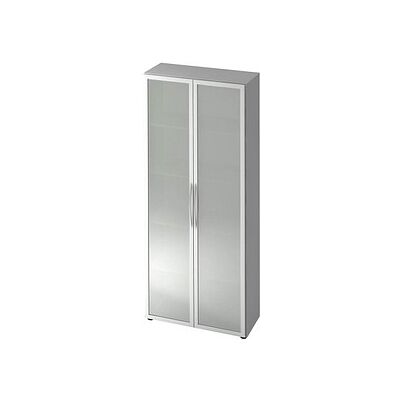 mcbuero.de Basic 5 OH BxTxH 80x33x188cm Glastürenschrank - Aufbewahrungsschrank mcbuero.de Basic 5 OH BxTxH 80x33x188cm Glastürenschrank - Aufbewahrungsschrank