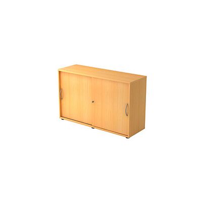 HAMMERBACHER Schiebetürenschrank 1752S - Buche - 120x40x74,8 cm HAMMERBACHER Schiebetürenschrank 1752S - Buche - 120x40x74,8 cm