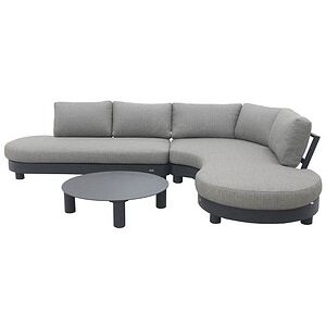 Best Salerno Gartenlounge-Set - Aluminium, 2 Bänke, 1 Tisch Best Salerno Gartenlounge-Set - Aluminium, 2 Bänke, 1 Tisch