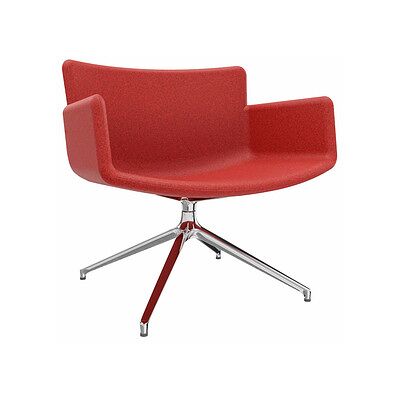 fm LODUS roter Sessel rot chrom Stoff - Sessel fm LODUS roter Sessel rot chrom Stoff - Sessel