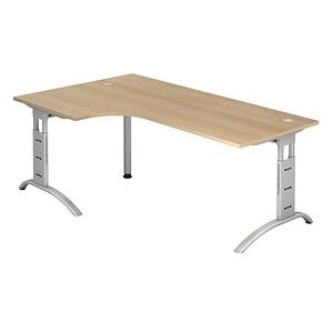 HAMMERBACHER FSC L-Form Höhenverstellbarer Schreibtisch HAMMERBACHER FSC L-Form Höhenverstellbarer Schreibtisch