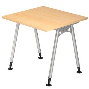 Hammerbacher Ahorn höhenverstellbarer Schreibtisch - 80x80cm Hammerbacher Ahorn höhenverstellbarer Schreibtisch - 80x80cm