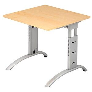 HAMMERBACHER FS08 Höhenverstellbarer Schreibtisch - 80x80cm, Silber HAMMERBACHER FS08 Höhenverstellbarer Schreibtisch - 80x80cm, Silber
