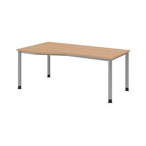 HAMMERBACHER Höhenverstellbarer Schreibtisch Eiche - 3 Varianten - Schreibtisch HAMMERBACHER Höhenverstellbarer Schreibtisch Eiche - 3 Varianten - Schreibtisch