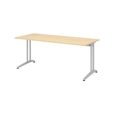 HAMMERBACHER Altus Schreibtisch - 180x80cm, FSC, Stahlgestell HAMMERBACHER Altus Schreibtisch - 180x80cm, FSC, Stahlgestell