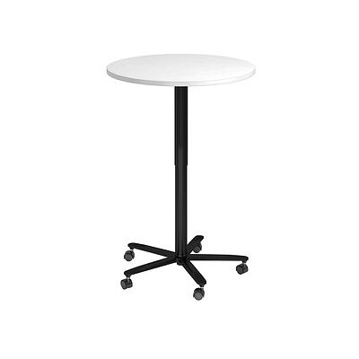 Hammerbacher VST08 Höhenverstellbarer Stehtisch - Weiß Hammerbacher VST08 Höhenverstellbarer Stehtisch - Weiß