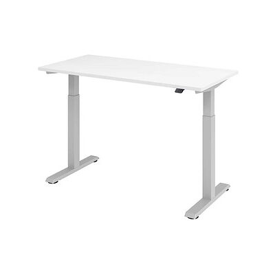 Hammerbacher Elektrischer Höhenverstellbarer Schreibtisch - Weiß, 140x67 cm Hammerbacher Elektrischer Höhenverstellbarer Schreibtisch - Weiß, 140x67 cm