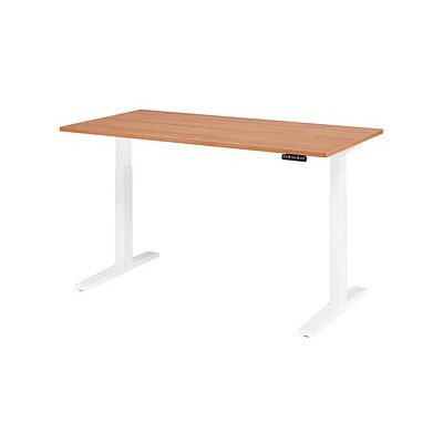 Hammerbacher XMKA16 Elektrischer Höhenverstellbarer Schreibtisch - Nussbaum Hammerbacher XMKA16 Elektrischer Höhenverstellbarer Schreibtisch - Nussbaum