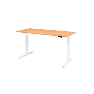 HAMMERBACHER Elektrischer Höhenverstellbarer Schreibtisch FSC-zertifiziert 180x80 cm HAMMERBACHER Elektrischer Höhenverstellbarer Schreibtisch FSC-zertifiziert 180x80 cm