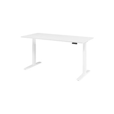 Hammerbacher Höhenverstellbarer Schreibtisch - Weiß 180x80 - Elektrisch Hammerbacher Höhenverstellbarer Schreibtisch - Weiß 180x80 - Elektrisch