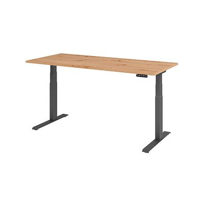 hjh OFFICE PRO XDKB 19 G Elektrisch Höhenverstellbarer Schreibtisch - Eiche hjh OFFICE PRO XDKB 19 G Elektrisch Höhenverstellbarer Schreibtisch - Eiche