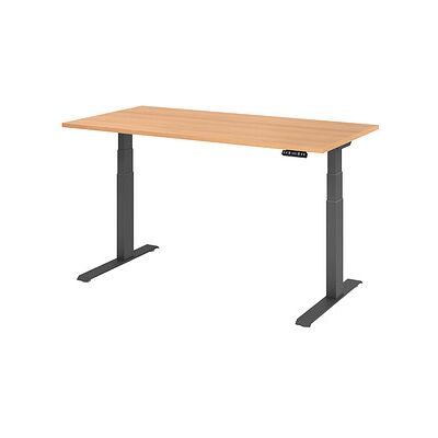 Hammerbacher Elektrischer Höhenverstellbarer Schreibtisch Eiche - 160x80cm Hammerbacher Elektrischer Höhenverstellbarer Schreibtisch Eiche - 160x80cm