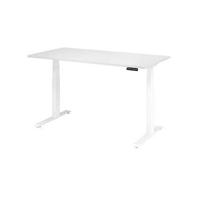 HAMMERBACHER Elektrischer höhenverstellbarer Schreibtisch - Weiß, 160x80cm HAMMERBACHER Elektrischer höhenverstellbarer Schreibtisch - Weiß, 160x80cm