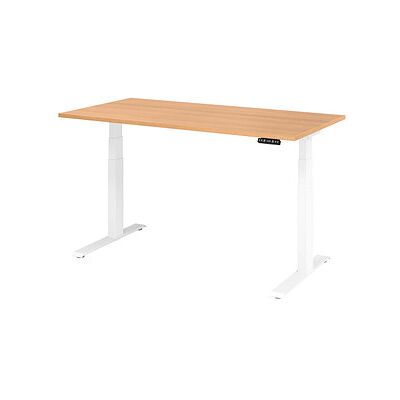 Hammerbacher Elektrischer Höhenverstellbarer Schreibtisch - 160x80cm, Weiß Hammerbacher Elektrischer Höhenverstellbarer Schreibtisch - 160x80cm, Weiß