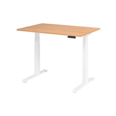 Hammerbacher Elektrischer Höhenverstellbarer Schreibtisch - Weiß, 120x80 cm Hammerbacher Elektrischer Höhenverstellbarer Schreibtisch - Weiß, 120x80 cm