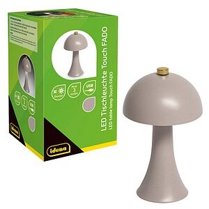 Idena Fado Touch LED Tischlampe grau Idena Fado Touch LED Tischlampe grau