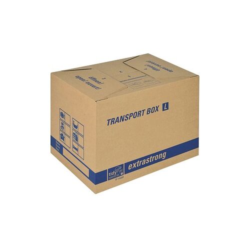 10 tidyPac® Umzugskartons Transport Box L 50,5 x 35,5 x 37,0 cm