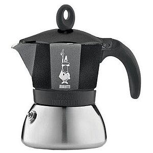 Bialetti Espressokocher Moka Induktion Schwarz (Kapazität: 6 Tassen) Bialetti Espressokocher Moka Induktion Schwarz (Kapazität: 6 Tassen)