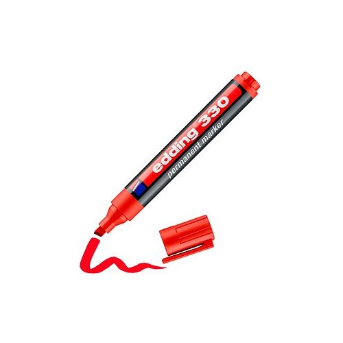 edding 330 Permanentmarker rot 1,0 - 5,0 mm, 10 St.