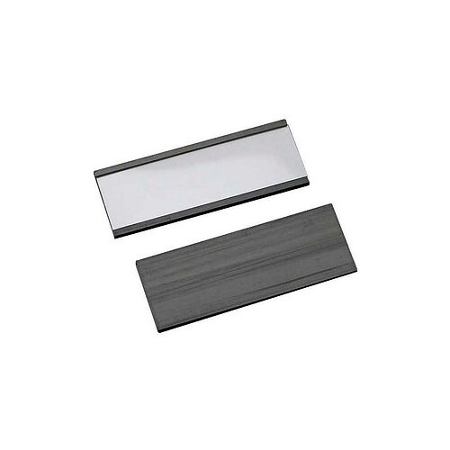 SPRINTIS Etikettenhalter magnetisch schwarz 8,0 x 3,0 cm, 2x 100 St.