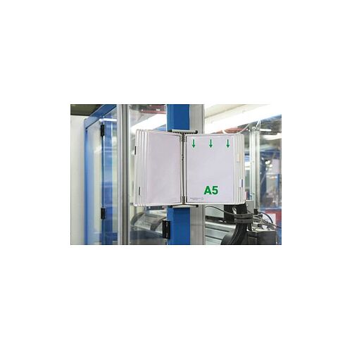 tarifold Wand-Sichttafelsystem 415102 DIN A5 weiß mit 10 St. Sichttafeln, 1 St.