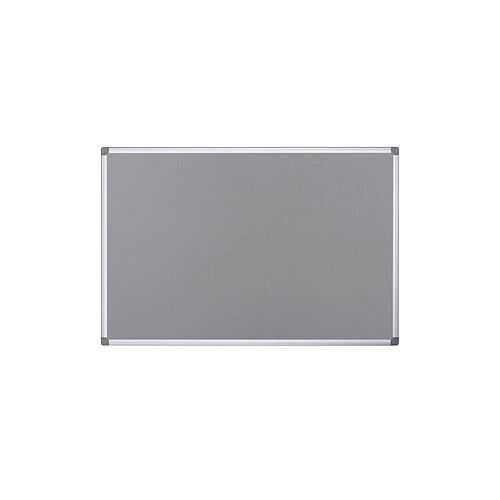 Bi-Office Pinnwand Feuerhemmend 150,0 x 120,0 cm Textil grau