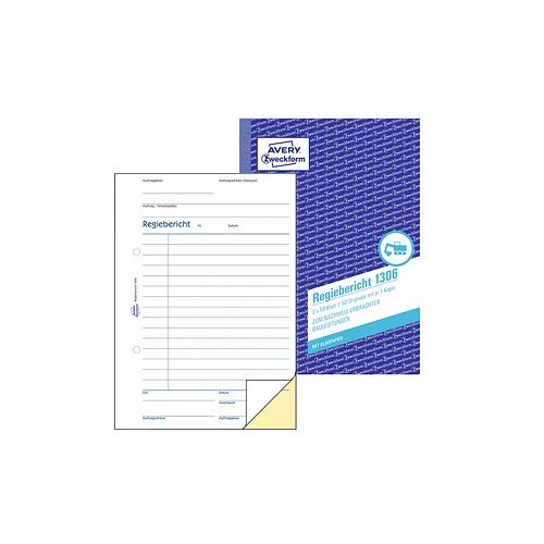 AVERY Zweckform Regiebericht Formularbuch 1306, 1 St.