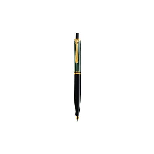 Pelikan Kugelschreiber Souverän K400 schwarz/grün/gold, Schreibfarbe: schwarz, 1 St.