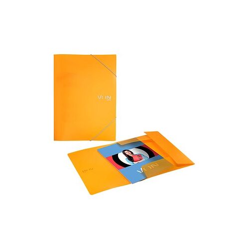 VON LEITZ Sammelmappe DIN A4 gelb, 1 St.