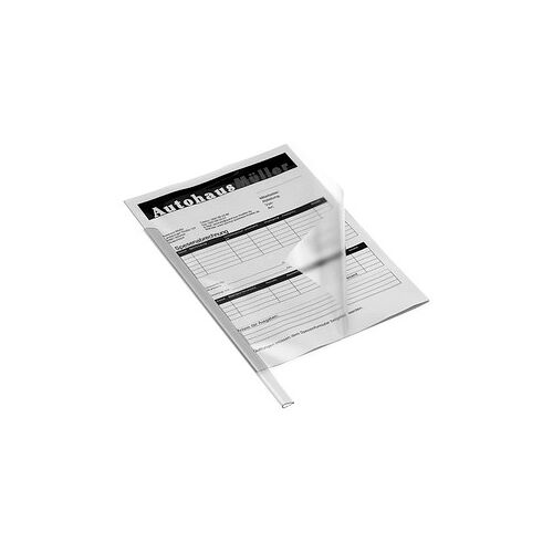 DURABLE Klemmschienen transparent DIN A4 30 Blatt, 50 St.