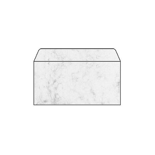 SIGEL Briefumschläge Marmor DIN lang ohne Fenster, 50 St.