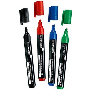 Legamaster TZ 41 Flipchart-Marker farbsortiert 2,0 - 5,0 mm, 4 St. Legamaster TZ 41 Flipchart-Marker farbsortiert 2,0 - 5,0 mm, 4 St.