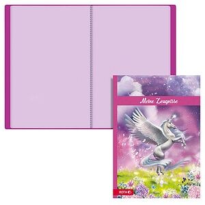 ROTH A4 Zeugnismappe - Pegasus Design, 10 Hüllen ROTH A4 Zeugnismappe - Pegasus Design, 10 Hüllen